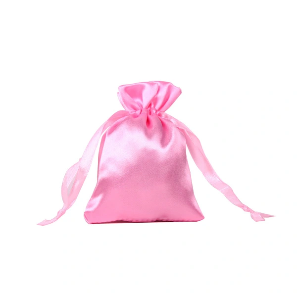 Drawstring Stain Pouch Bag with Ribbon Gift Bag