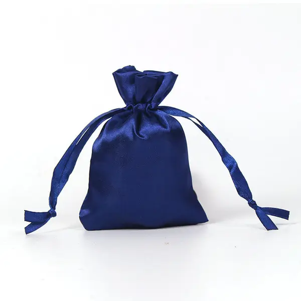 Drawstring Stain Pouch Bag with Ribbon Gift Bag