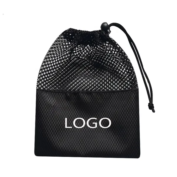 Solid Mesh Bag Drawstring Packaging Small Pouch