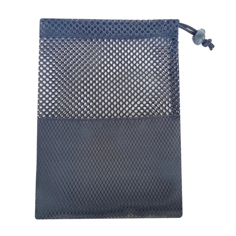 Solid Mesh Bag Drawstring Packaging Small Pouch