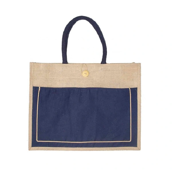 Custom Printed Eco Friendly Burlap Jute Shopping Tote Bag with Logo