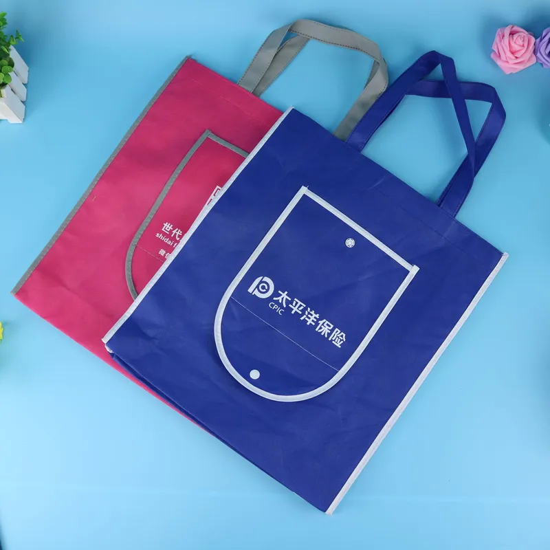 Reusable Foldable Shopping Travel Non Woven Tote Bags Grocery Bags