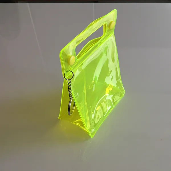 Customized Logo Transparent PVC Waterproof Cosmetic Bag