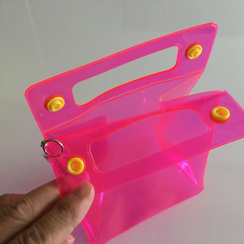 Customized Logo Transparent PVC Waterproof Cosmetic Bag