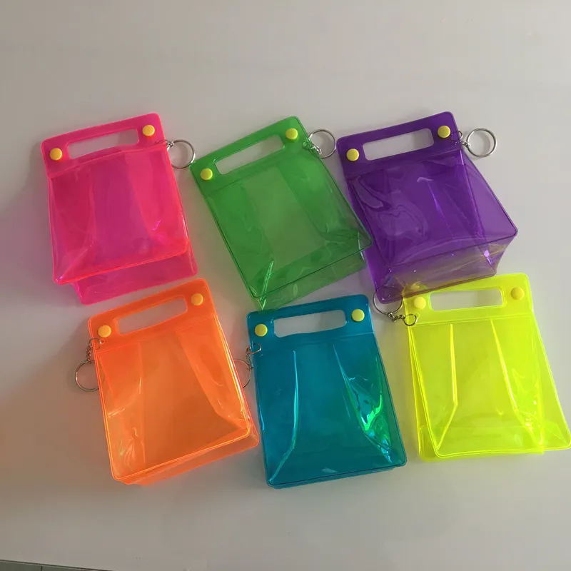 Customized Logo Transparent PVC Waterproof Cosmetic Bag