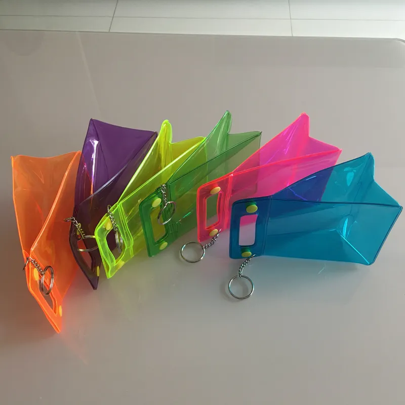 Customized Logo Transparent PVC Waterproof Cosmetic Bag