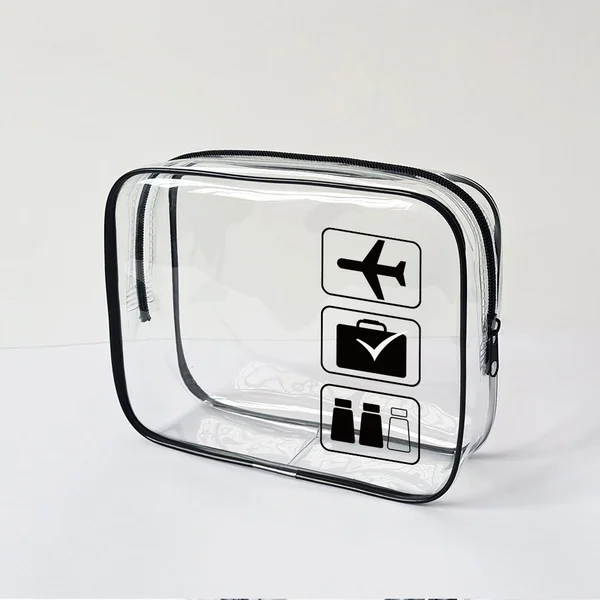 Makeup Organizer Transparent PVC Cosmetic Bag Travel Toiletries Bag