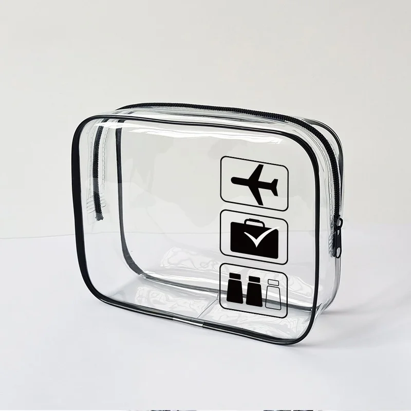 Makeup Organizer Transparent PVC Cosmetic Bag Travel Toiletries Bag