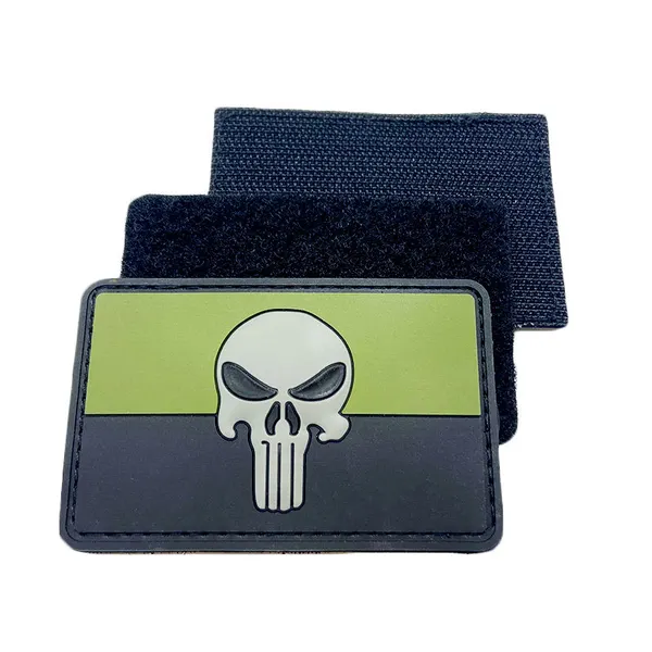 Custom Designer Silicone 3D Hook PVC Brand Logo Velcroc Patch