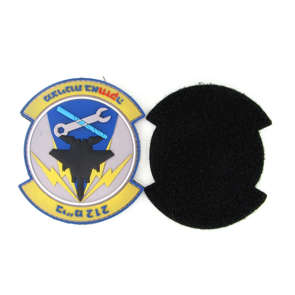 Custom 3D Heat Transfer Silicone Label Embossed Logo Pvc Rubber Patch