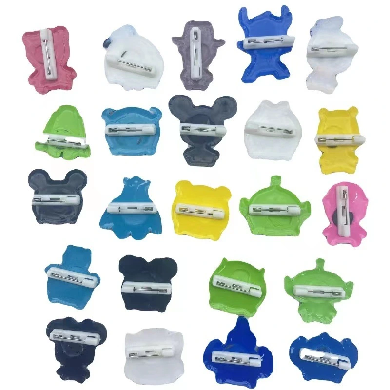 Promotional Soft 3D Cartoon Brooch Rubber Badge