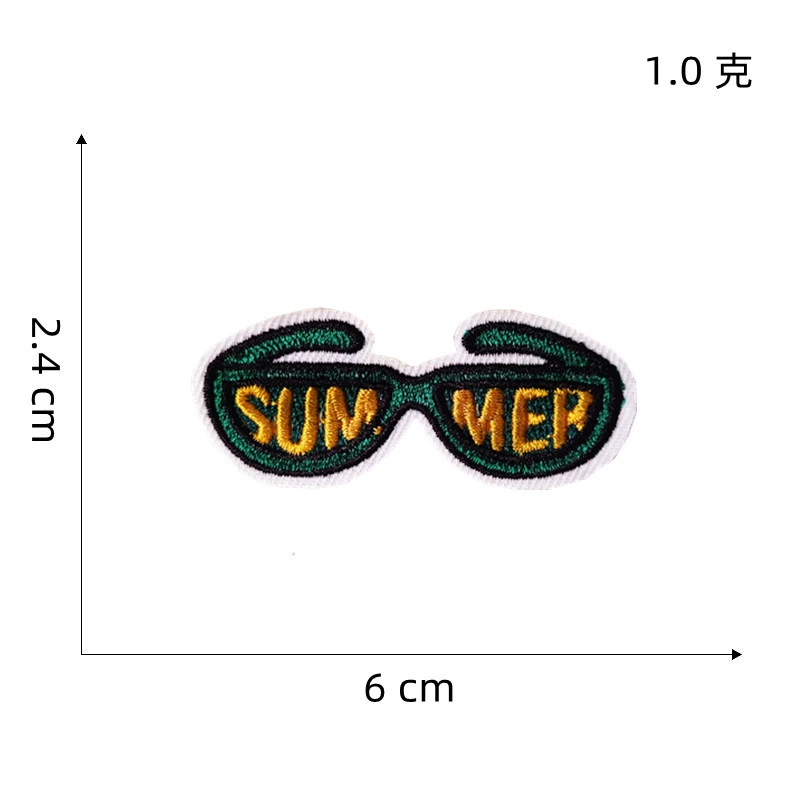 Embroidered Iron on Outdoor Scenery Patch for Clothing DIY Accessories
