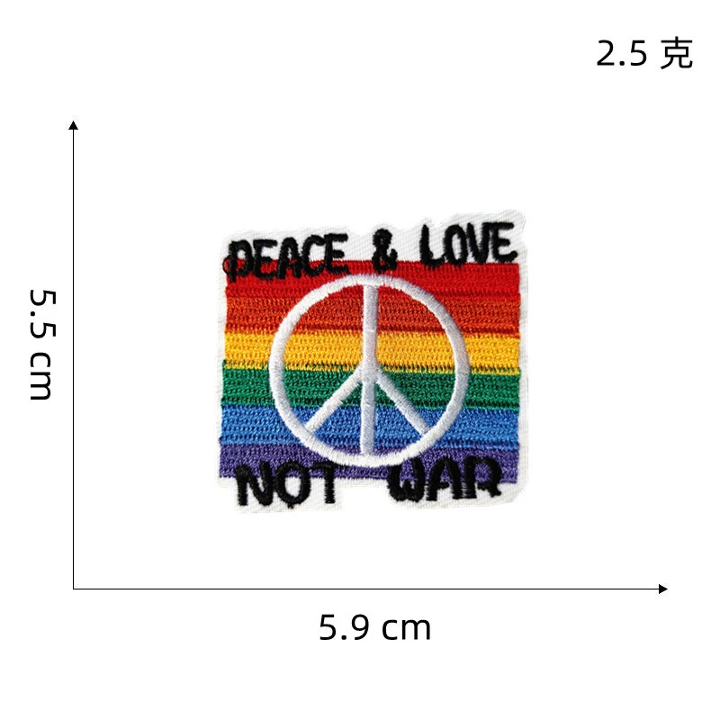 Embroidered Iron on Outdoor Scenery Patch for Clothing DIY Accessories