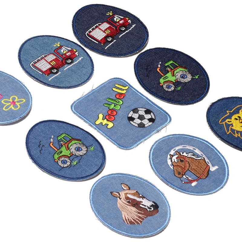 Iron on Sew on Denim Repair Patch for Clothing Children DIY Patches