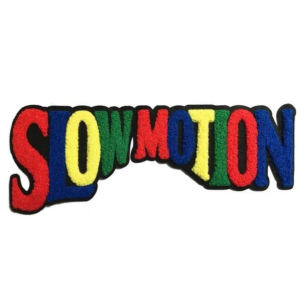 Customl Sew-on Logo Felt Towel Embroidery Chenille Letter Patch