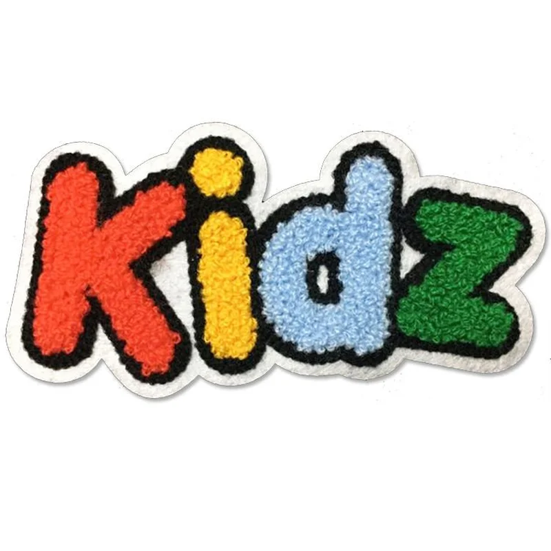 Customl Sew-on Logo Felt Towel Embroidery Chenille Letter Patch