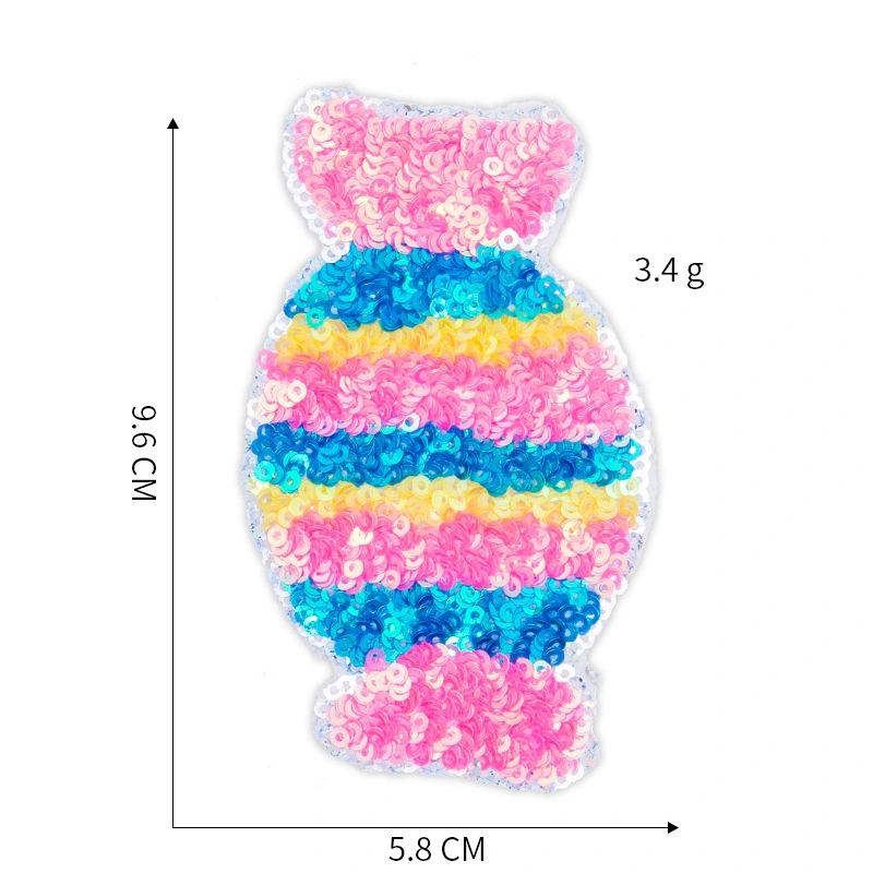 Shining Sequins Candy Cake Ice Cream Dessert Patch