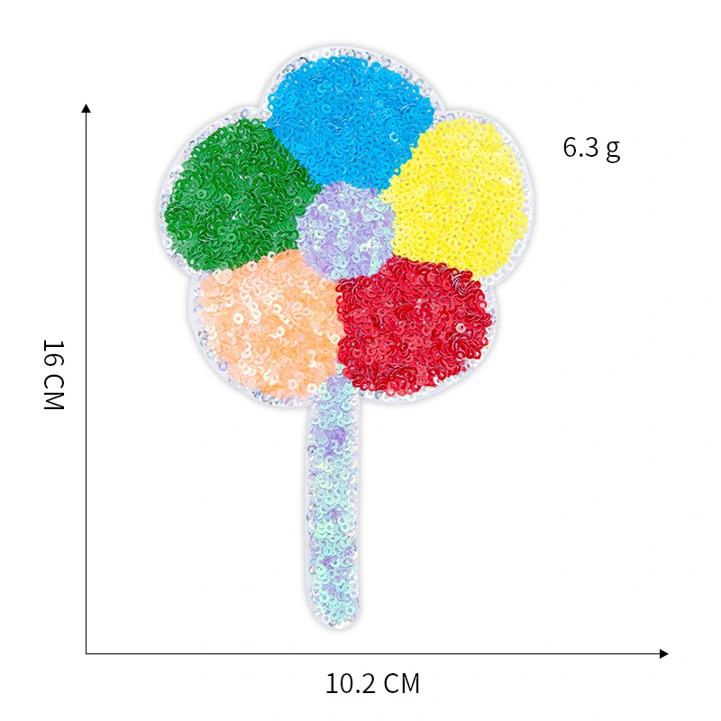 Shining Sequins Candy Cake Ice Cream Dessert Patch