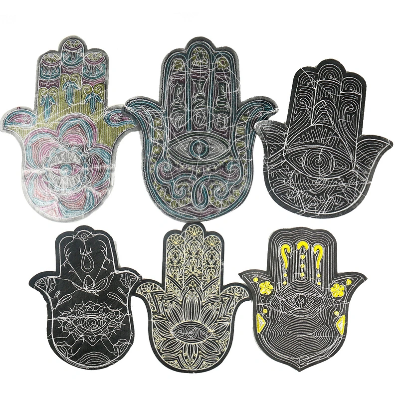 New Sequins Hand Eyes Icon Patch For Clothes Garment Accessories DIY