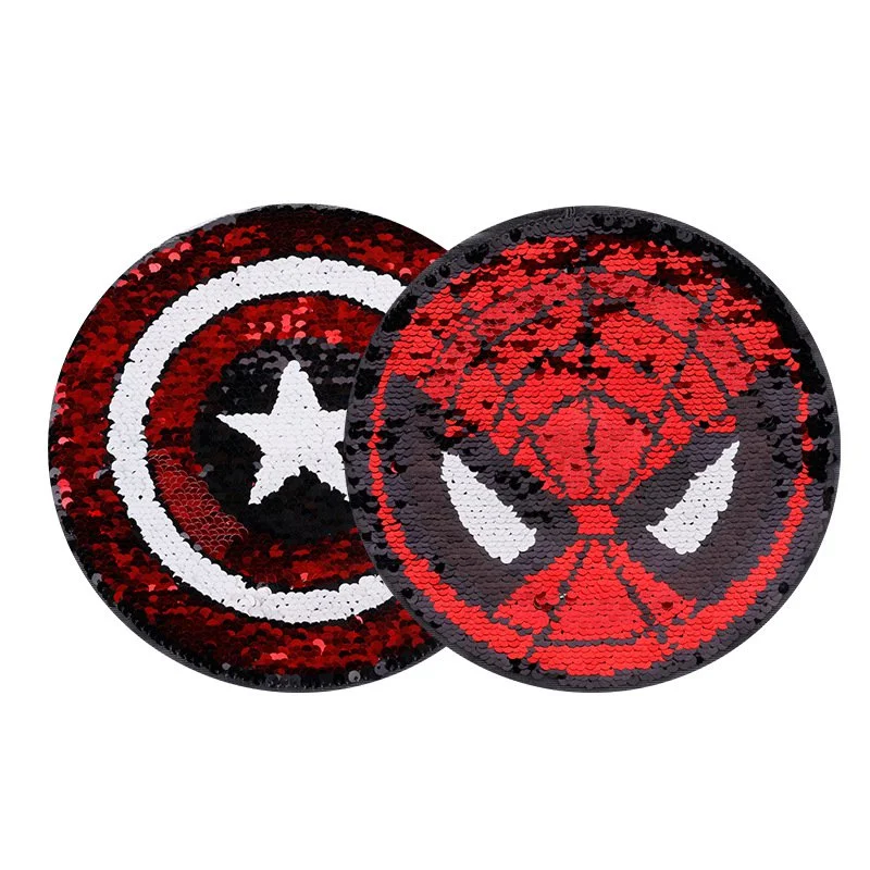 2 In 1 Double Patterns Free Switch Cartoon Sequins Large Patch