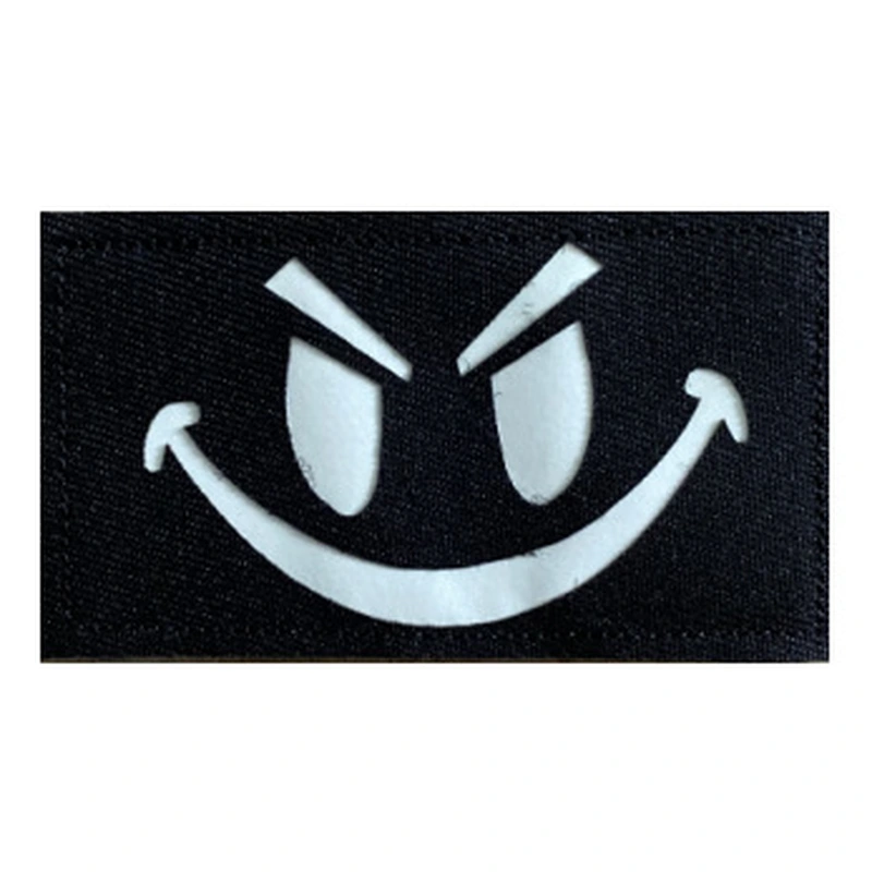 Glow In Dark Charm Smile Military Armband Patch for Hat Backpack