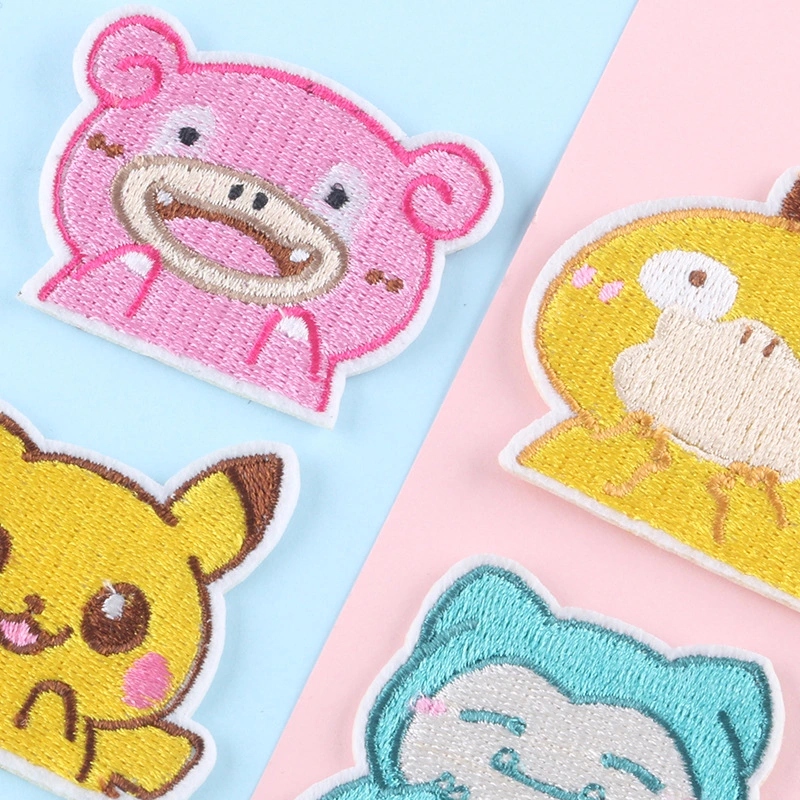 Kids Cartoon Pokemon Sticker Pikachu Badge Children DIY Gift