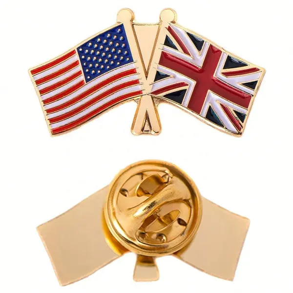 Promotional National Flag Enamel Pin Badge Country Flag Lapel Pin