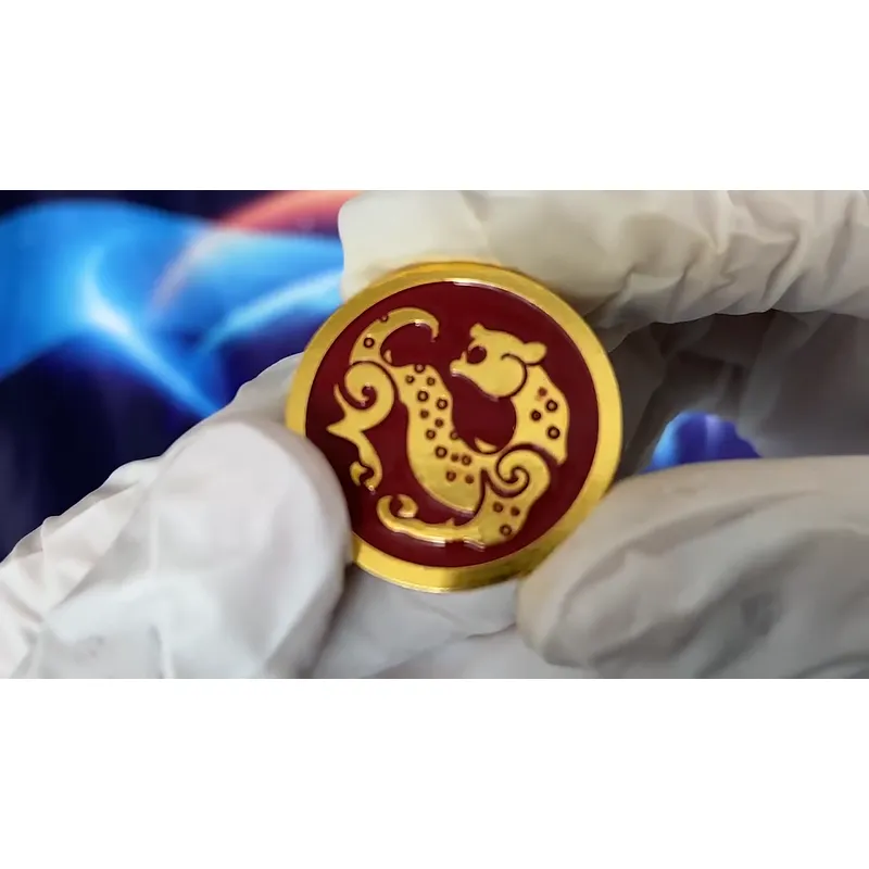 New Round Custom Epoxy Enamel Lapel Pins Gift Badge