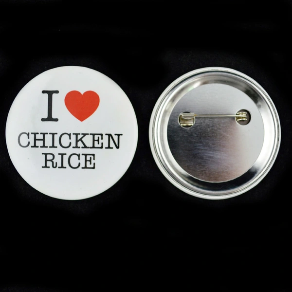 Hot Selling Button Badge Tin Badge 2 Inch Diameter Print Custom Design