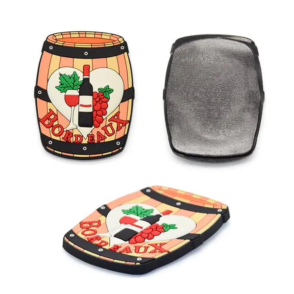 Wholesale Customized Embossed 3D Rubber Magnet Soft PVC Fridge Magnet