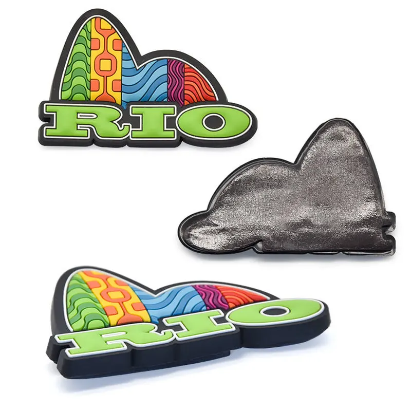 Wholesale Customized Embossed 3D Rubber Magnet Soft PVC Fridge Magnet