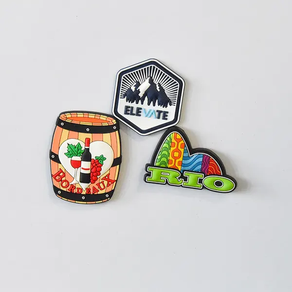 Wholesale Customized Embossed 3D Rubber Magnet Soft PVC Fridge Magnet