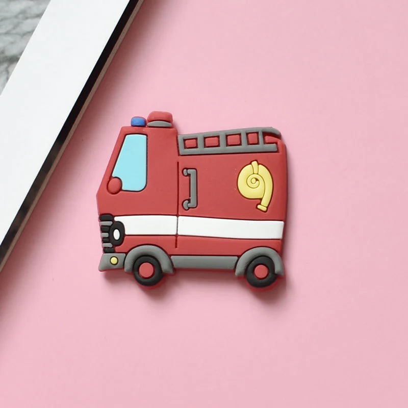 Kindergarten Teaching Various 3D PVC Vehicle Fridge Magnet