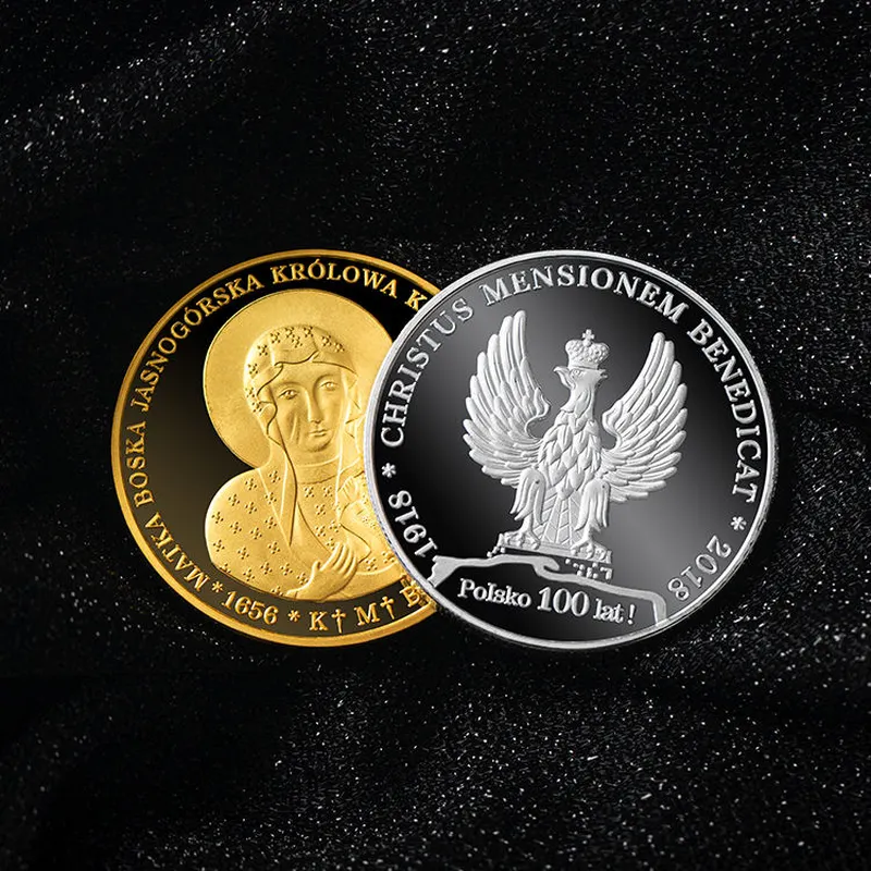 Custom Personalized Souvenir Custom Gold Silver Coin