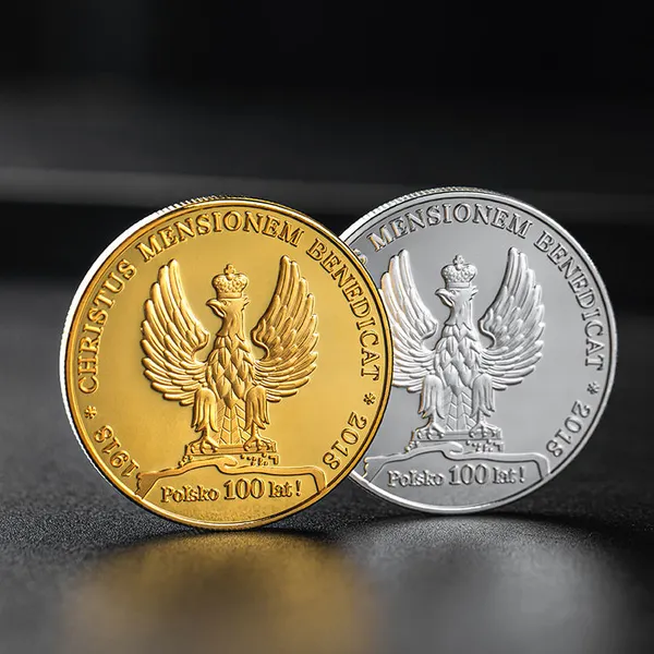 Custom Personalized Souvenir Custom Gold Silver Coin