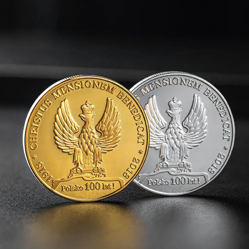 Custom Personalized Souvenir Custom Gold Silver Coin