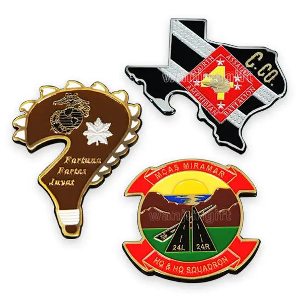 Custom Made 2D 3D Metal Enamel Metal Souvenir Coins Challenge Coins