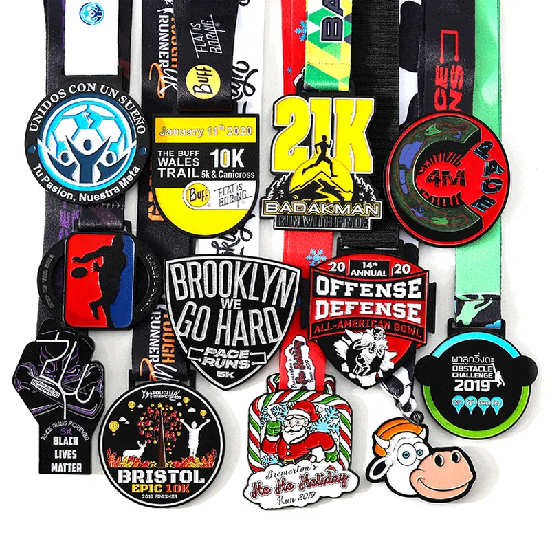 3D Metal Basketball Soccer Football Marathon Running Sport Medal