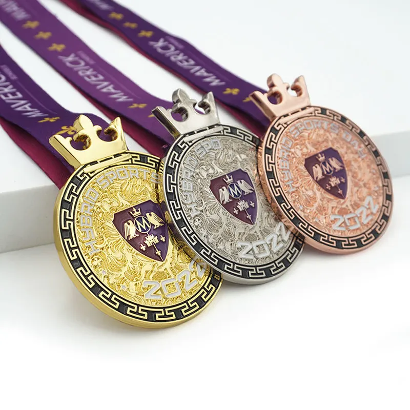 Custom 3D Metal Award Dance Sports Competition Champion Medal