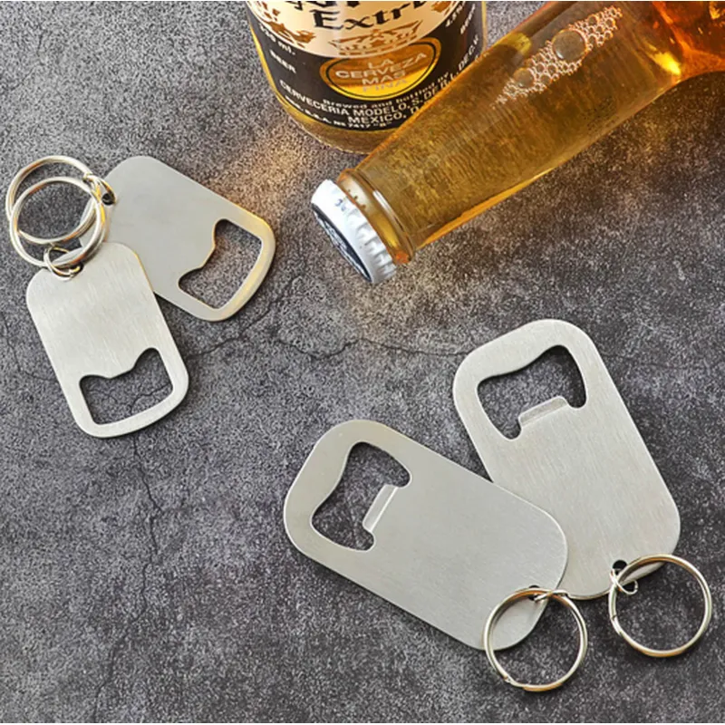 Customized Various Shape Zinc Alloy Keyring Bottle Opener Keychain