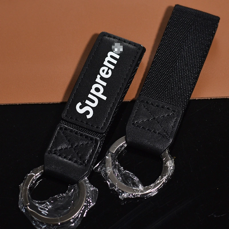 Custom Promotional Quality Genuine Leather Keychain Business Gift