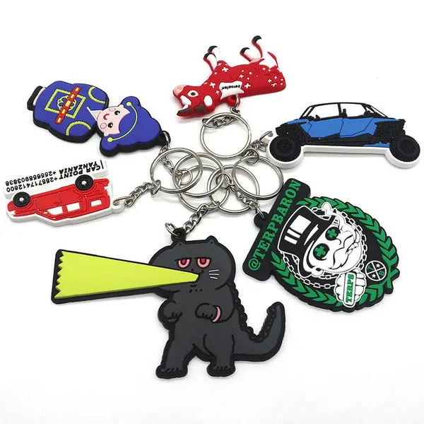 High Quality Custom 2D/3D PVC Keychains for Promotion Gifts