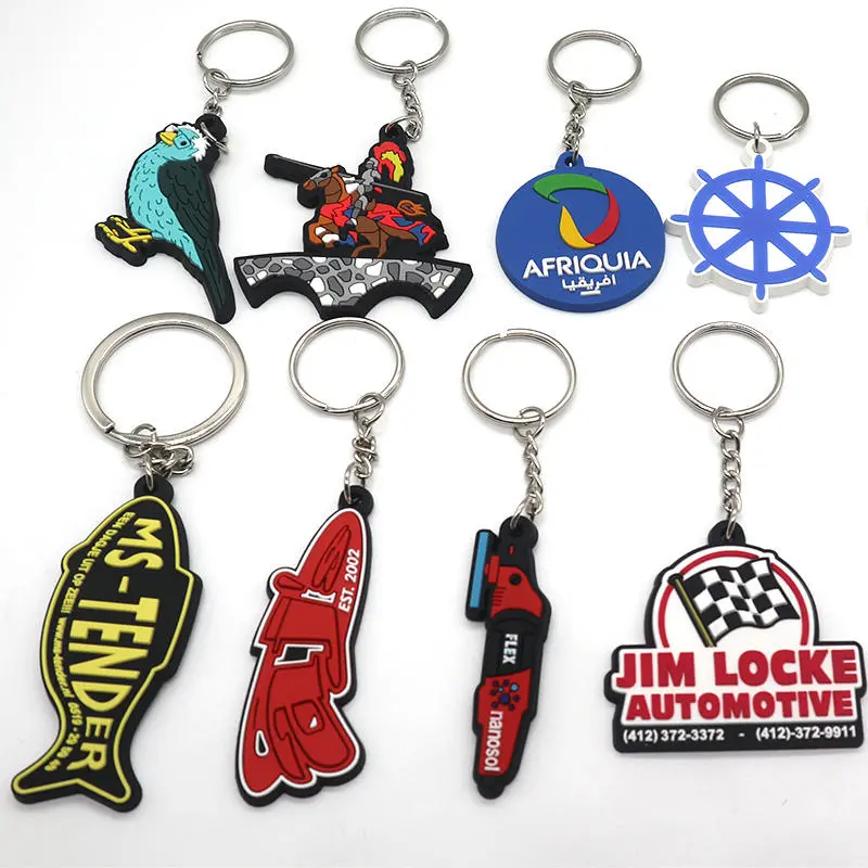 High Quality Custom 2D/3D PVC Keychains for Promotion Gifts