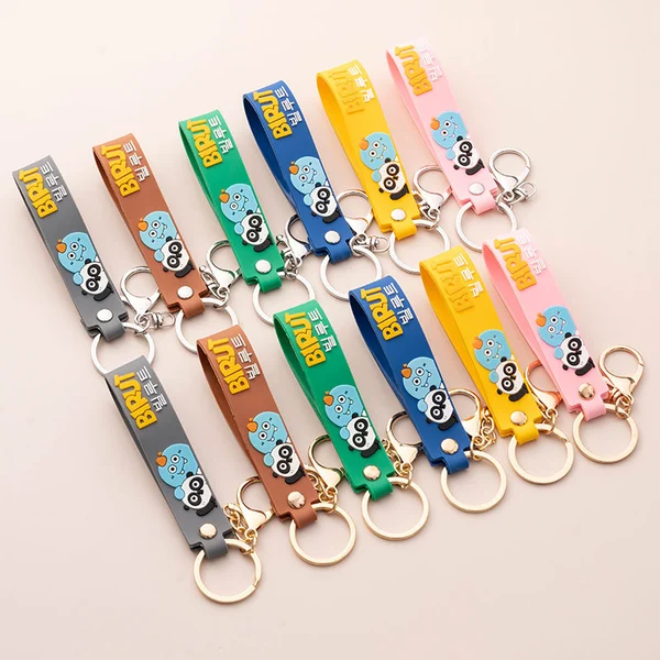3D Custom Soft PVC Keychain Rubber Keychain for Promotion Gifts