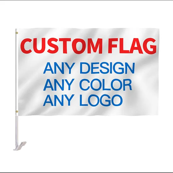 Countries Cheering Car Window Flag National Celebration Car Flag