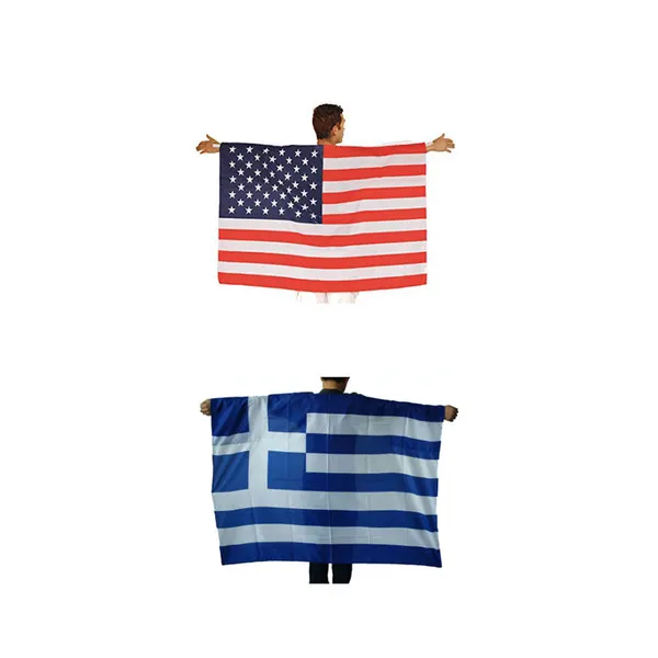Wholesale Custom Global Countries National Fans Cape Flags Body Flag
