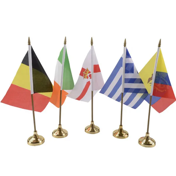 Custom Administrative Meeting National Desk Flag Table Flag Stand