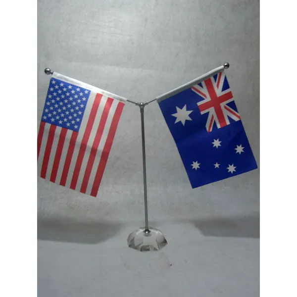 Custom Administrative Meeting National Desk Flag Table Flag Stand