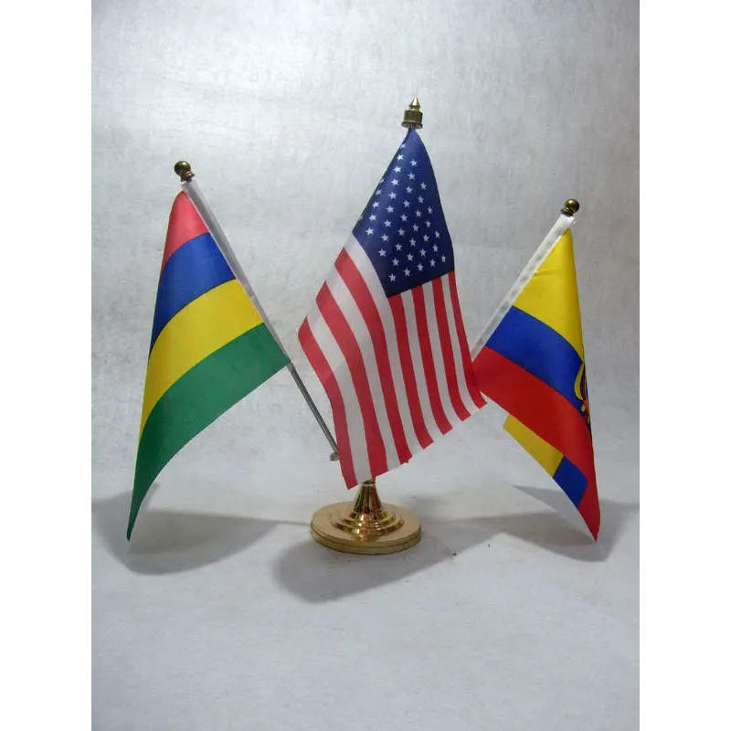 Custom Administrative Meeting National Desk Flag Table Flag Stand