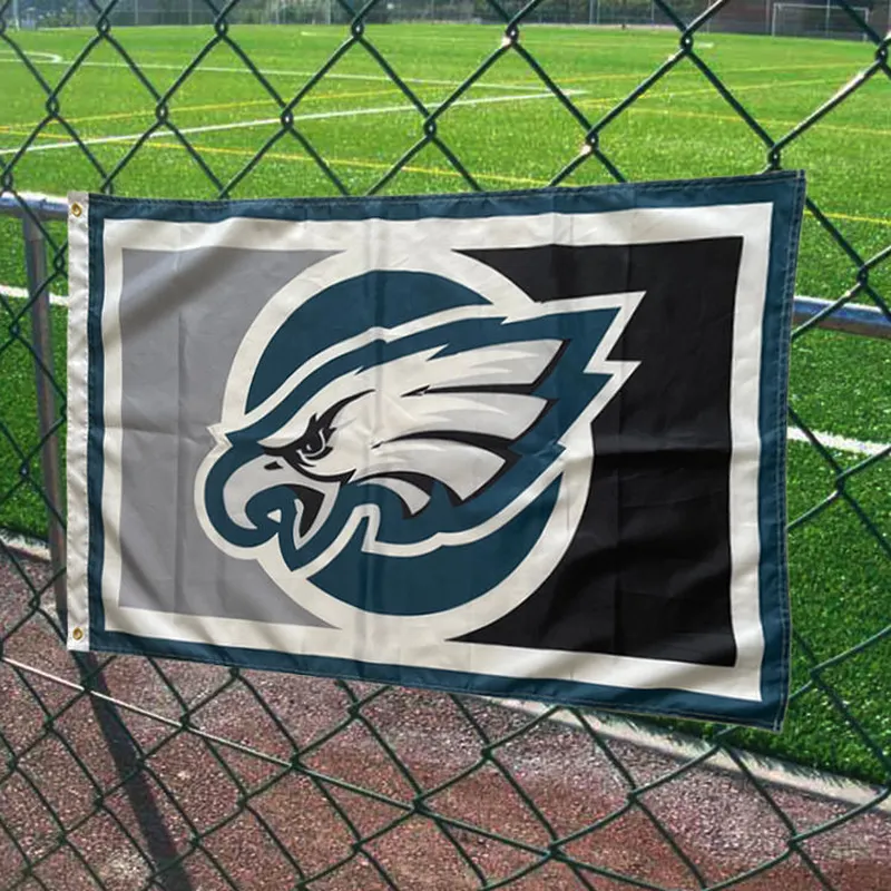 Custom Polyester Digital Printing 3x5ft NFL Team Oakland Raiders Flag